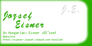 jozsef eisner business card